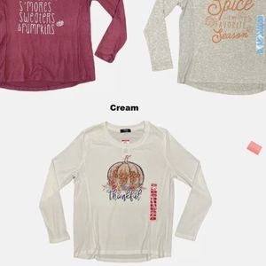 Fall ladies tops, long sleeve new with tags